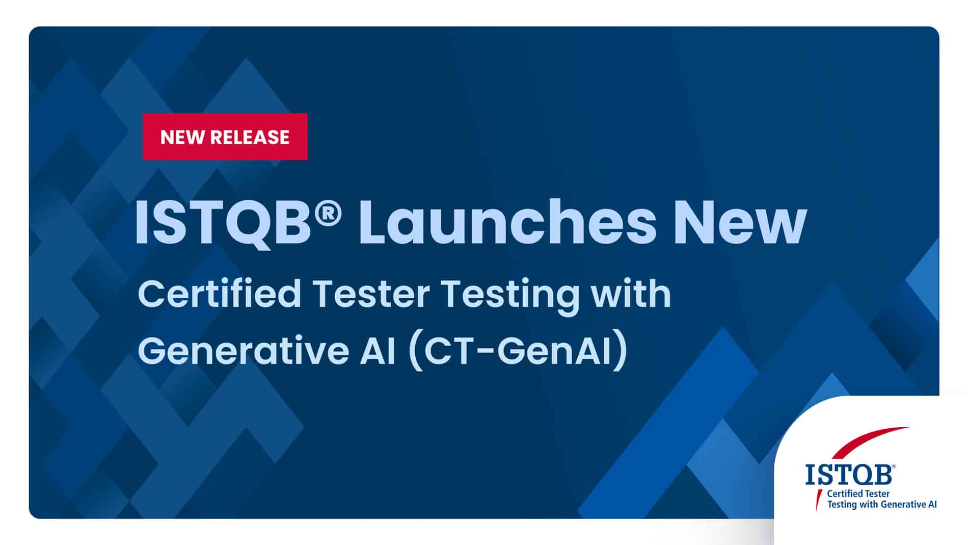 GEN AI ISTQB launch announcement banner 1