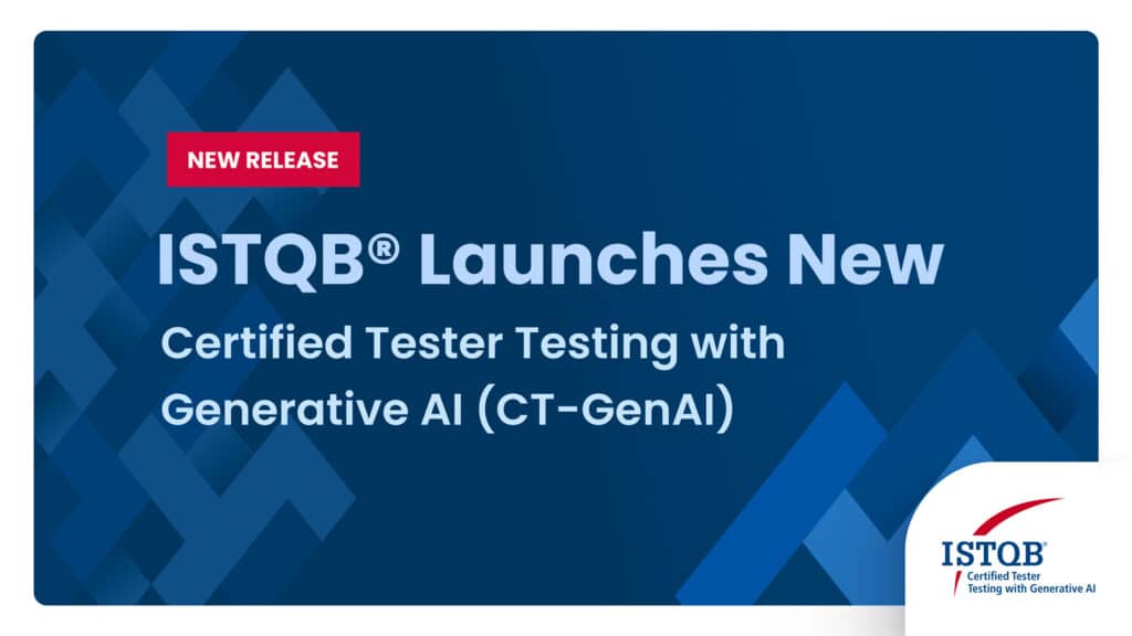 GEN AI ISTQB launch announcement banner